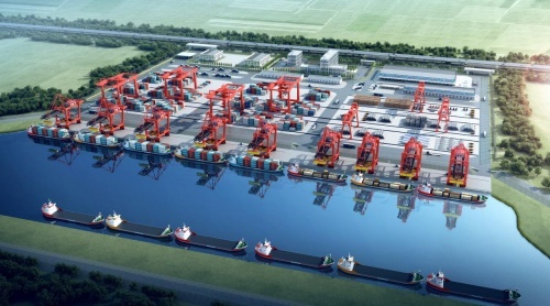 中建筑港 筑港興水，助力山東編織通江達(dá)海內(nèi)河水運(yùn)新篇章